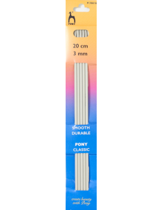 Pony Strumpstickor 3mm
