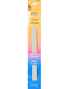 Pony Strumpstickor 2.5mm
