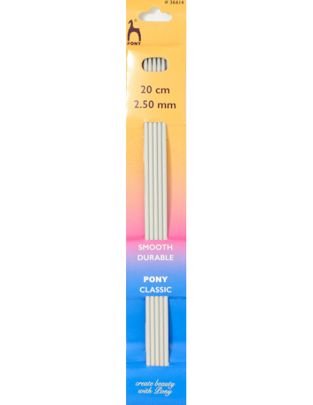 Pony Strumpstickor 2.5mm