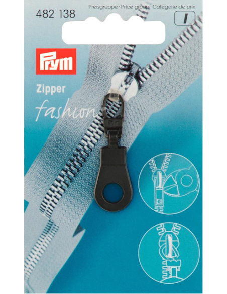 Prym Blixtlåsdekor Classic Svart