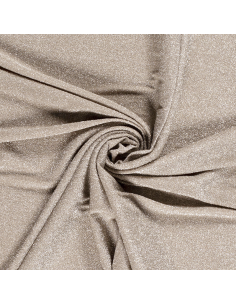 Jersey Lurex Beige/Silver 52