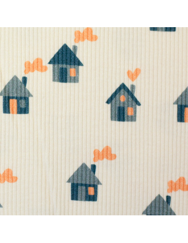 Ribbad Bomullsjersey Cabins 881750