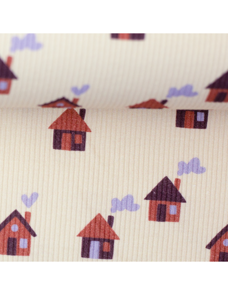 Ribbad Bomullsjersey Cabins 881938