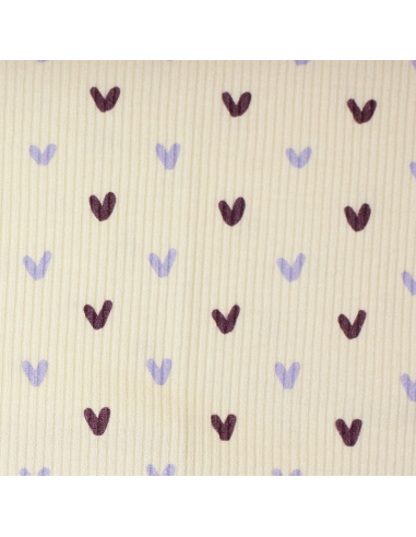 Ribbad Bomullsjersey Knitty 174642