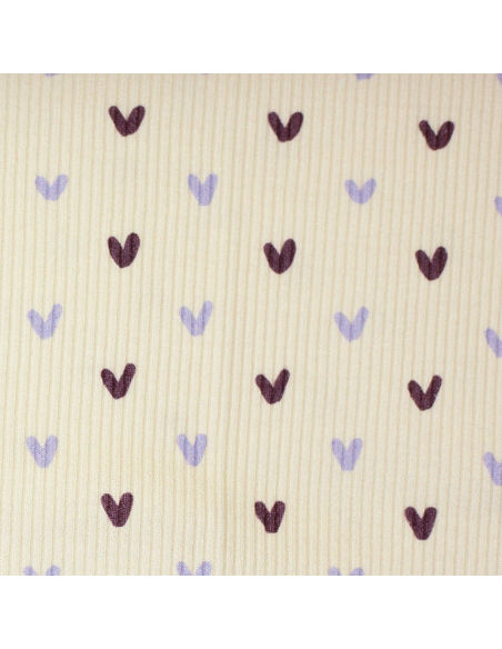 Ribbad Bomullsjersey Knitty 174642