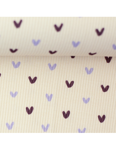 Ribbad Bomullsjersey Knitty 174642