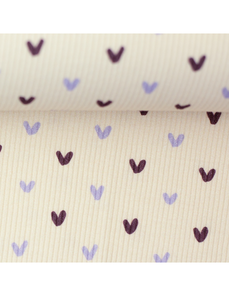 Ribbad Bomullsjersey Knitty 174642