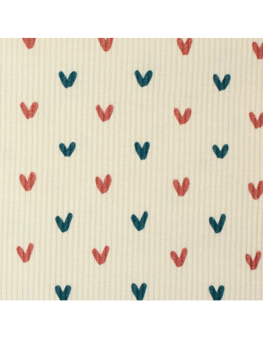 Ribbad Bomullsjersey Knitty 174750