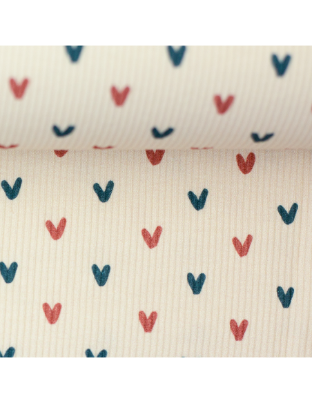 Ribbad Bomullsjersey Knitty 174750