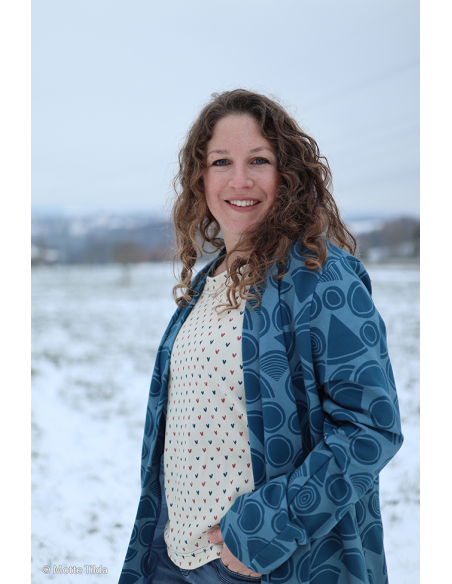 Ribbad Bomullsjersey Knitty 174750