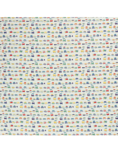 Bomullsjersey Tåg 2