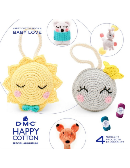 DMC Mönsterbok Amigurumi Happy Cotton "Baby Love"