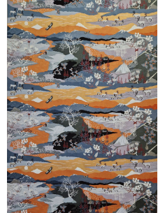 Fjällvandring Jacquard Orange