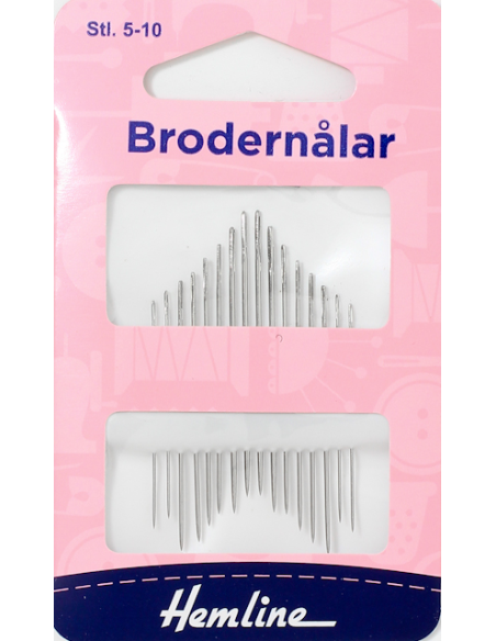 Hemline Brodernålar