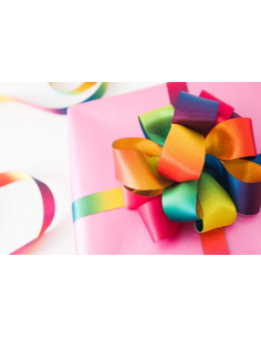 Satinband Rainbow 10mm