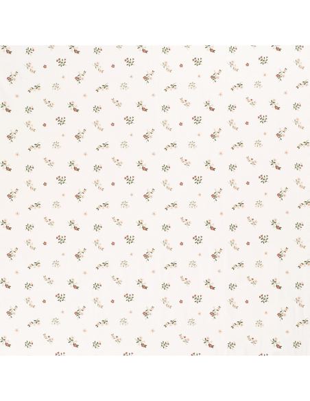 Bomullsjersey Flowers & Hearts