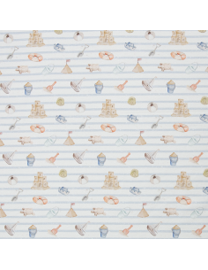 Bomullsjersey Sandslott