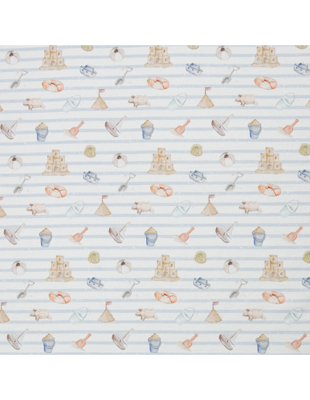 Bomullsjersey Sandslott