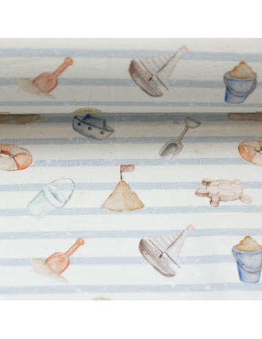 Bomullsjersey Sandslott