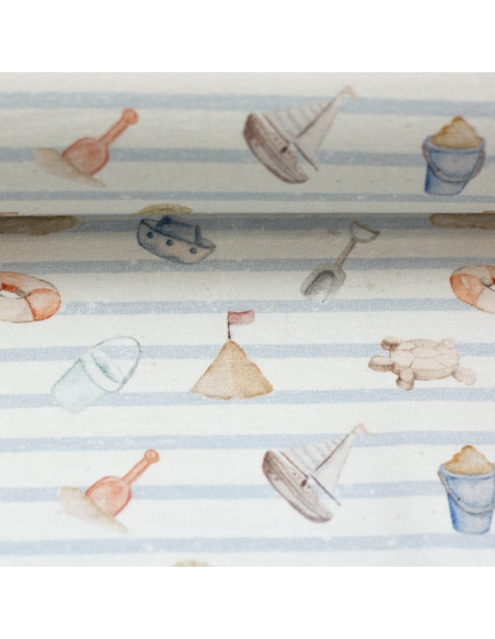 Bomullsjersey Sandslott