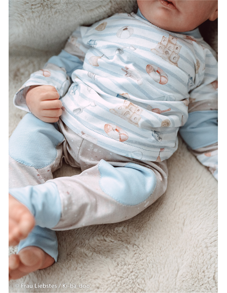 Bomullsjersey Sandslott