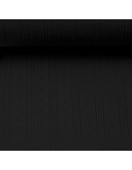 Stickad Bomull Tiana Svart 299