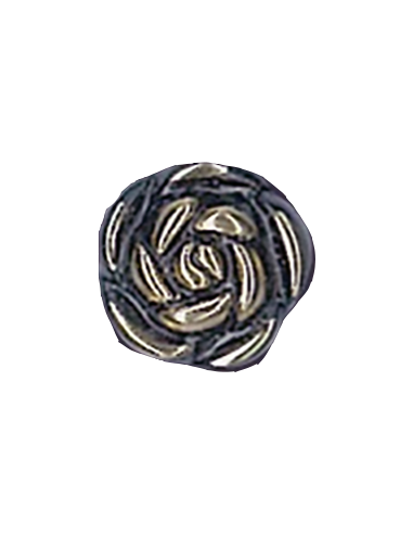 Knapp Rose 961300 Svart/Guld 02