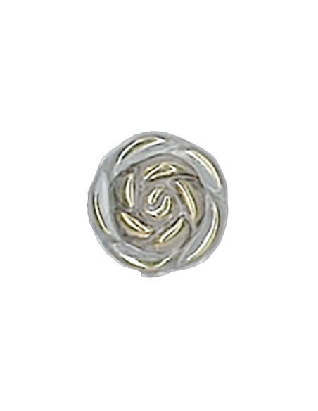 Knapp Rose 961300 Brun Transparent/Guld 25