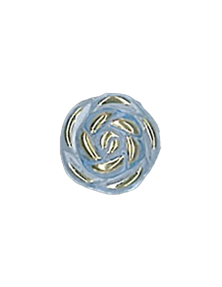 Knapp Rose 961300 Blå Transparent/Guld 16