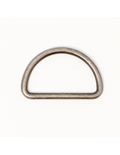 D-Ring Metall Antiksilver...