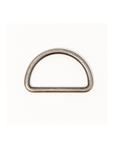 D-Ring Metall Antiksilver 20-25mm