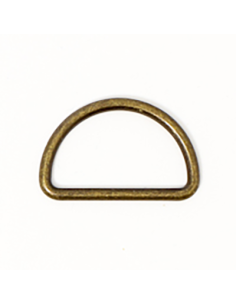 D-Ring Metall Antikmässing...