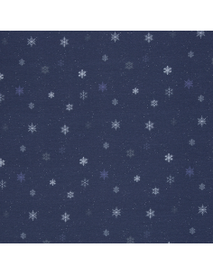 French Terry Snowflakes