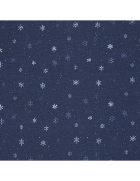 French Terry Snowflakes