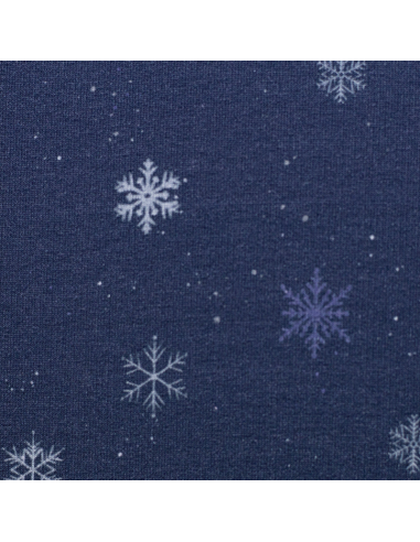 French Terry Snowflakes