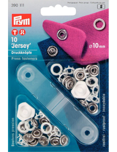 Prym Nittryckknappar 10mm Vit