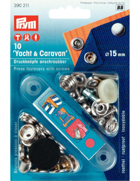 Prym Nittryckknappar Yacht & Caravan
