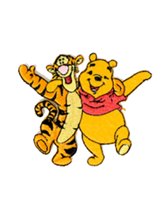 Tygmärke Nalle Puh & Tiger