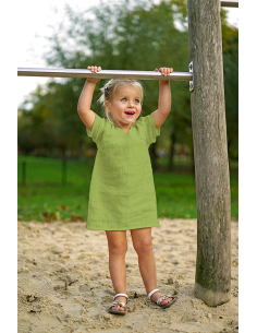 Muslin Enfärgad Grön 23 2