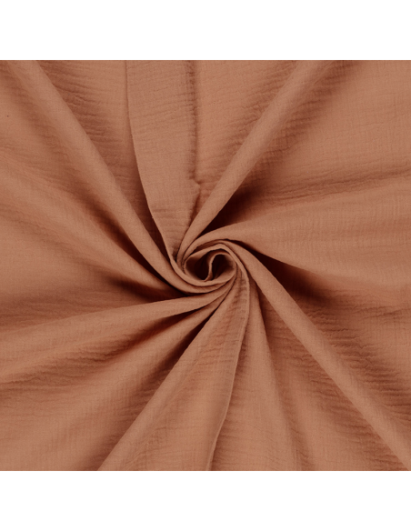 Muslin Enfärgad Brun 111