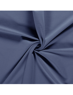 French Terry Enfärgad Blå 306