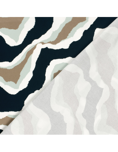 Bomullssatin Abstract