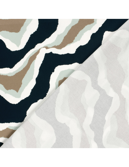 Bomullssatin Abstract