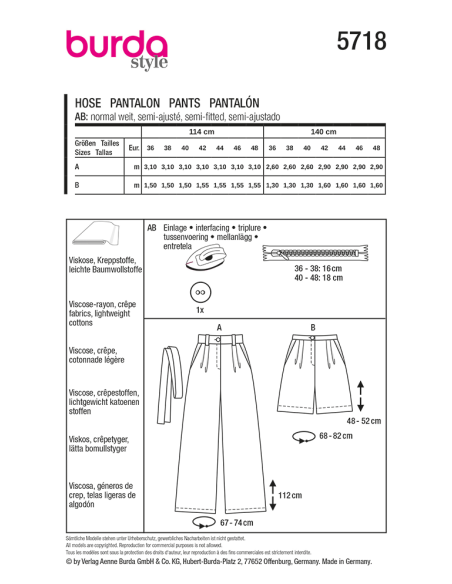 Burda 5718