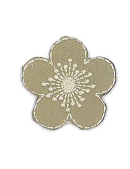 Tygmärke Blomma 10041 Beige 561