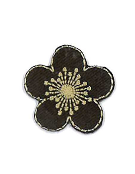Tygmärke Blomma 10041 Brun 570