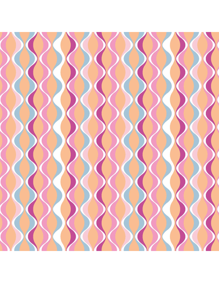 Bomullspoplin Mille Fleur Abstract 037