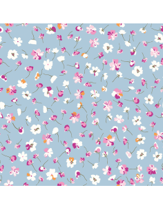 Bomullspoplin Mille Fleur...