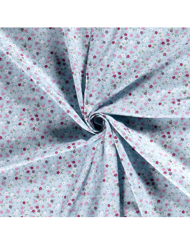 Bomullspoplin Mille Fleur Flowers 3