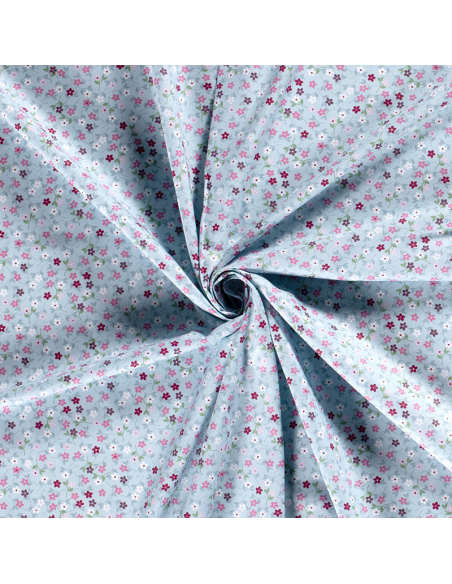 Bomullspoplin Mille Fleur Flowers 3